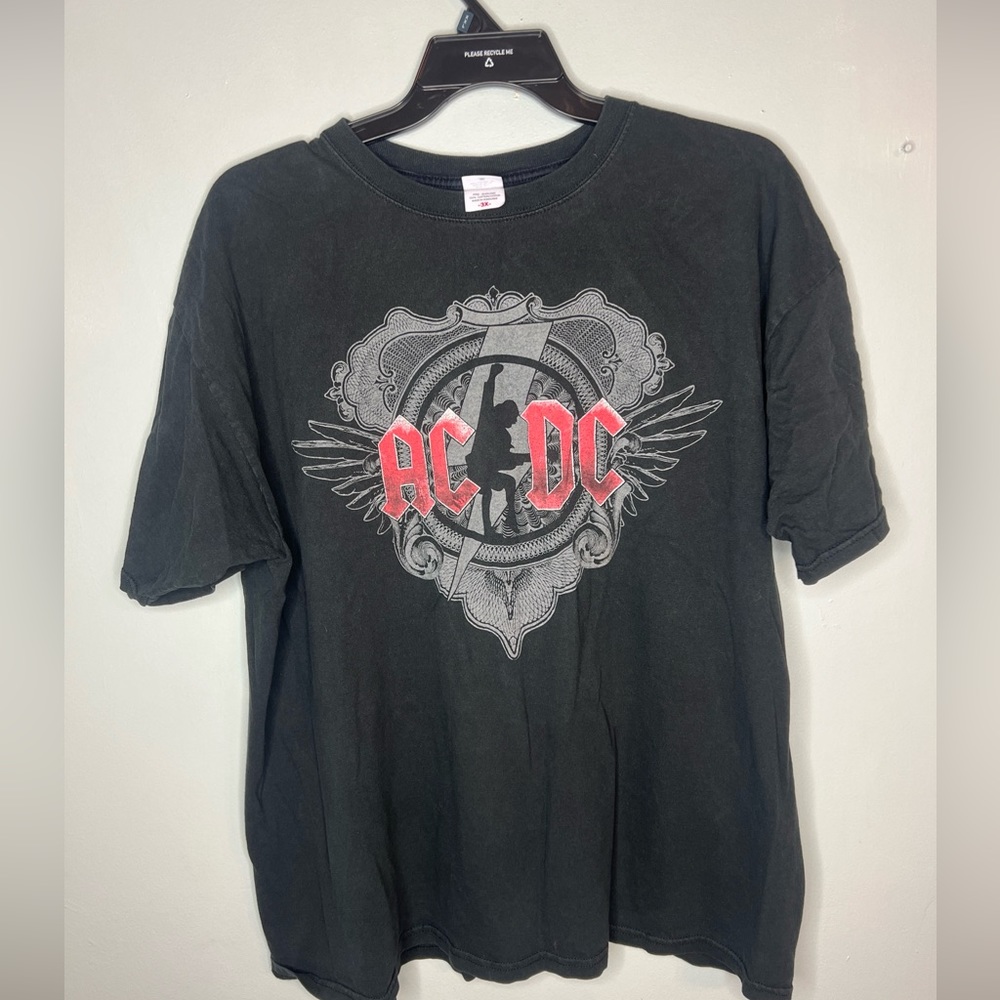 AC/DC Black Ice 2008/09 Concert Tour Shirt Size 3XL